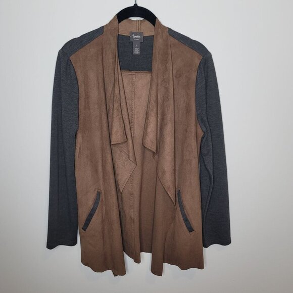 Chico's Travelers Cardigan Womens 1 (Medium) - Picture 1 of 7